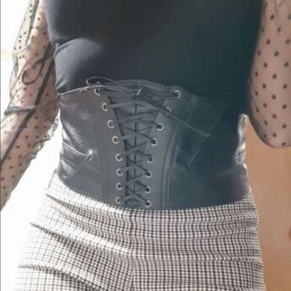 Black Corset Belt Steampunk New - Picture 14 of 14